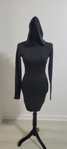 Black Mamba Hooded Dress