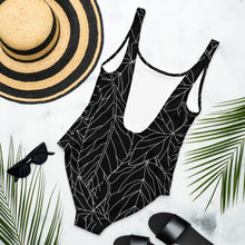 Black Ice One-Piece Swimsuit (plus size available)
