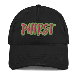 Phirst Distressed Dad Hat