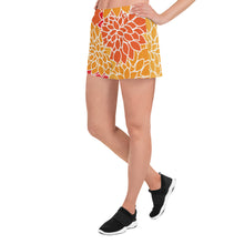 Orange Crush Women's Athletic Short Shorts