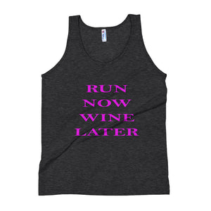 Run Now Wine Later Tank Top