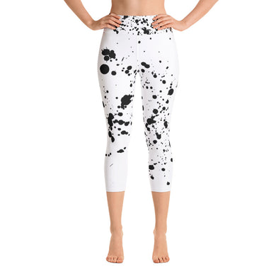 Paint Splatter Capri Leggings