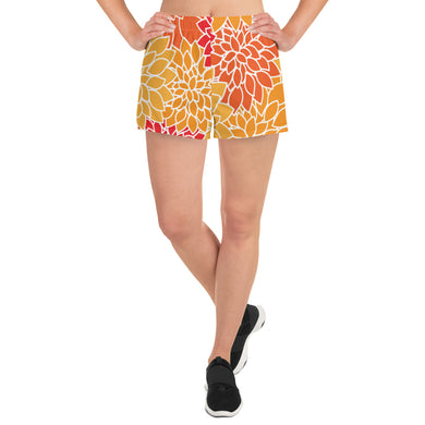 Orange Crush Women's Athletic Short Shorts